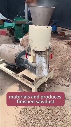 Sawdust Pellet Mill Test Run | High Efficiency Biomass Fuel Production#woodpelletmachine #sawdust