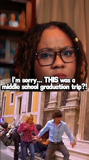 The Lizzie McGuire Movie was actually about an 8th-grade graduation trip to Rome?!
