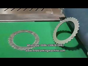 Brush deburring of stamped and fineblanking components