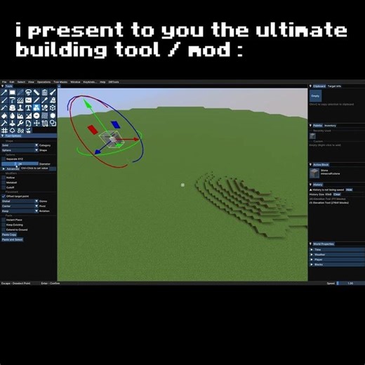 Best Build Mod! #building #worldedit #minecraft #pvp #redstone #minecraftpvp #tutorial #tips #axiom