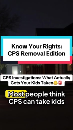 Most people think CPS can take kids for anything — but the law requires evidence, danger, and due process. Missing school isn’t removal. Poverty isn’t neglect. Anonymous calls aren’t proof. These are the 2025 CPS investigation rules families are never told — but need to know to protect their rights, their home, and their kids. CPS removal laws 2025 Anonymous report CPS CPS warrant requirements Poverty neglect law Justice files #cps #knowyourrights #parentalrights #childwelfare #justicefiles