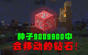 我的世界：种子9009900中的危险钻石矿脉！