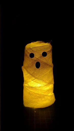 Spooky Ghost Decoration 💀 | Handmade Gauze Craft Idea