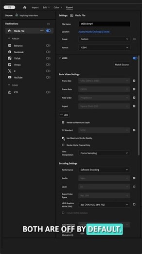 You're Probably Exporting Wrong (Premiere Pro) #PremierePro #ExportSettings