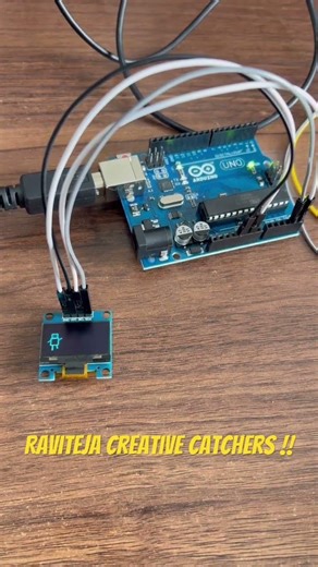 Robot animation || OLED display #robotics #arduinoproject #arduino #oled #oleddisplay #robotics