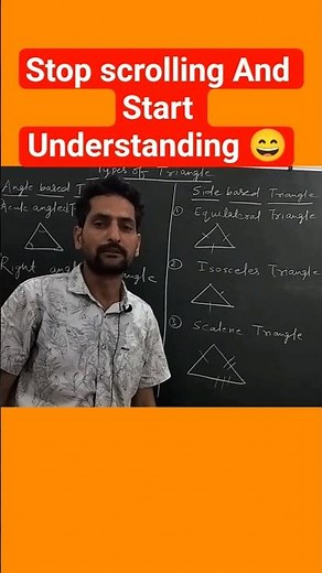 All types of triangle #maths #typesoftriangles 🔥💯