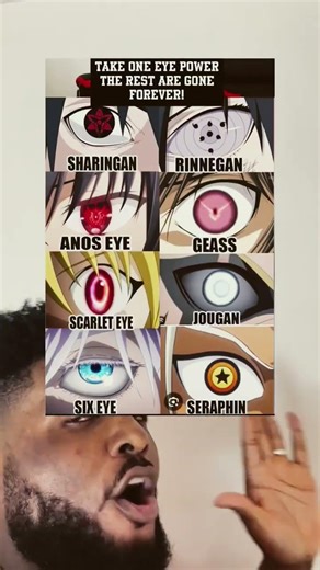 TAKE ONE EYE POWER 👀#anime #eyepower