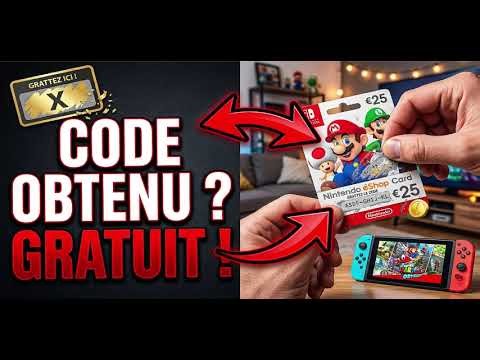 CARTE NINTENDO ESHOP GRATUITE 2026(CODE ESHOP GRATUIT SANS VÉRIFICATION)