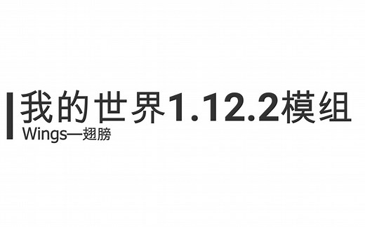 我的世界1.12.2模组: Wings—翅膀