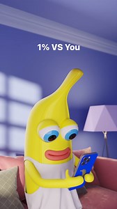 1% be like🤣 #banana #funny #meme | Ready to Banana