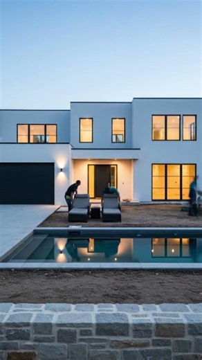 From Dust to Luxury: Epic Modern Build! 🏗️✨ Wait for the end! 😱