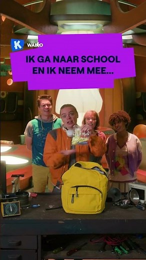 Wat zit er allemaal in jouw schooltas? 🎒🧻📚🛸