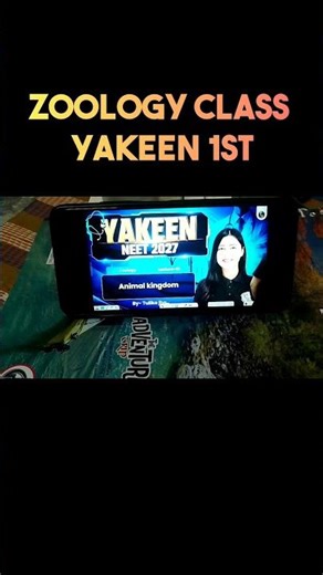 Yakeen 2027 Zoology First Class 🧬 | NEET Journey Begins 💪
