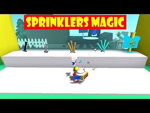 Sprinklers. How to Place, Spawn, Summon it close each other. Bee Swarm Simulator Tips.