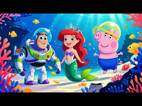 Buzz Lightyear, Ariel, and Peppa Pig’s Ocean Rescue