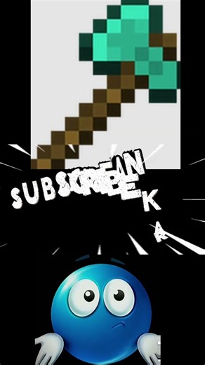 pickaxa vs axa minecraft 🥺🙏 PLEASE support #minecraft #trending #axe #pickaxe