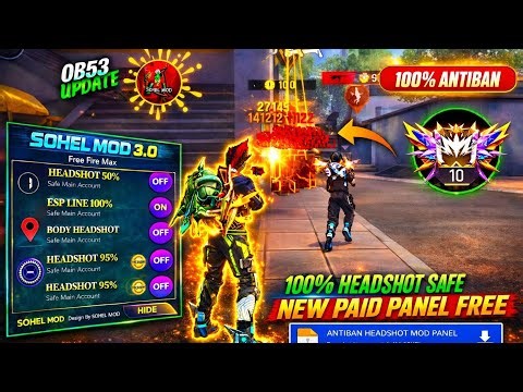 Ob53 Free Fire Panel Mobile 🔥 FF Antiban Panel | Free Fire Hack New 😈 FF Injector 2026 | FF Panel