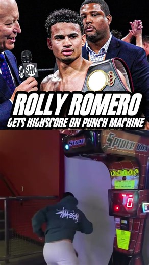 Rolly Romero DESTROYS the Punch Machine 😳💥