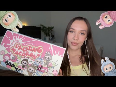 ASMR Labubu Unboxing Exciting Macaron Full Set 😜