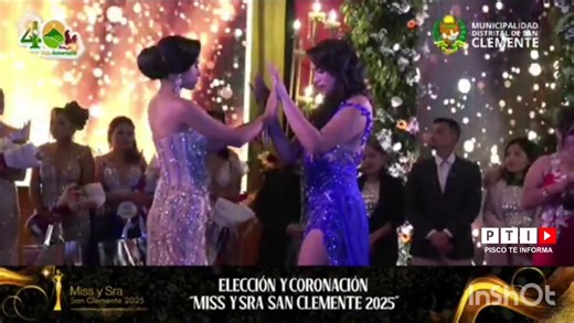 ❤️👑CAROL HERRERA HUAMANI ES CORONADA, MISS SEÑORITA SAN CLEMENTE 2025 ¡FELICIDADES! | Pisco te Informa