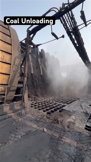 Coal unloading point wagon tipler ntpc