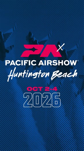 SAVE. THE. DATE. Pacific Airshow® Huntington Beach Oct 2–4, 2026. ✈️ And we're celebrating 10 YEARS OF FULL THROTTLE FREEDOM. 🇺🇸 48 HOURS ONLY Presale Starts: March 24 09:00AM PT If you’re subscribed, you’re in. 💯 Sign up via the link in our bio. Tag your crew. Share the link.🤝🏼😎