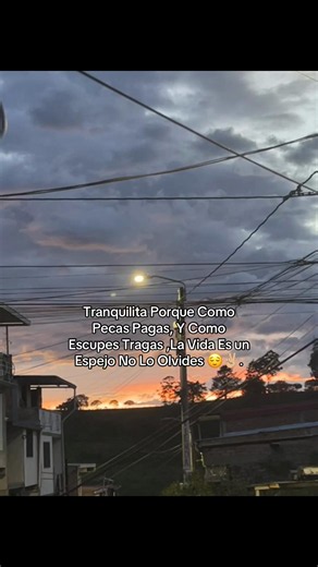 Tranquila porque como pecas pagas — frase y significado