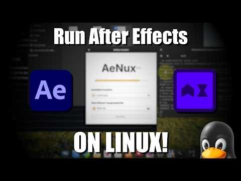 Running After Effects on Linux!