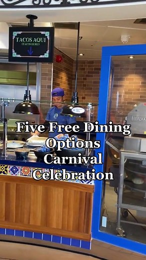 Sail away with flavor on the Carnival Celebration! Indulge in a world of culinary delights and explore the incredible FREE dining options onboard. #cruisetipsandtricks #carnivalcruise #carnivalcelebration2023 #carnivalcelebration #cruiseradio #cruiselife #cruisevacation