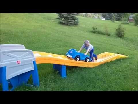 complete review of step 2 hot wheels extreme childs thrill roller coaster