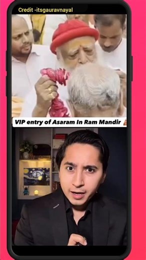 Ram Mandir mein Asaram ki VIP Entry? 😱 #shorts #fobutaiz #asarambapu #viral #crime #reelsindia