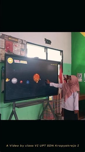 Sistem Tata Surya Kelas 6 - Media Interactive Flat Panel