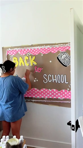 How to Paint a Back to School Banner