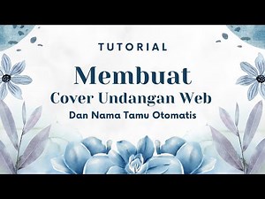 Tutorial on creating automatic covers and guest names DIGITAL WEB INVITATION CANVA