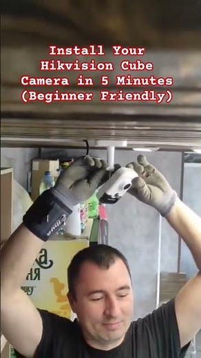 Install Your Hikvision Cube Camera in 5 Minutes (Beginner Friendly) #camerainstallation #live #tech