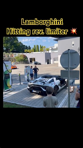 Lamborghini Aventador svj hitting rev. Limiter 🤯#lamborghini #aventador #automobile #supercars