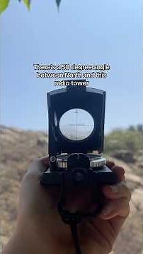 How to shoot an azimuth with your compass. #landnavigation #compass