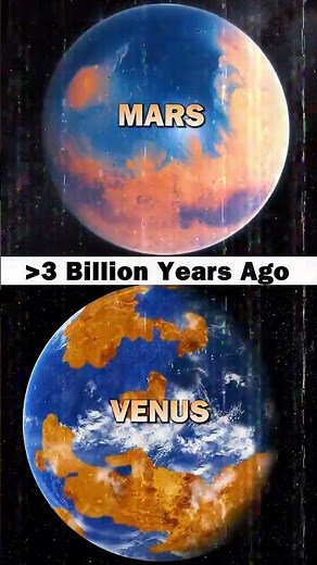 Mars & Venus Were Once Like Earth What Happened 😱 #sciencefacts #space #cosmicexploration #facts