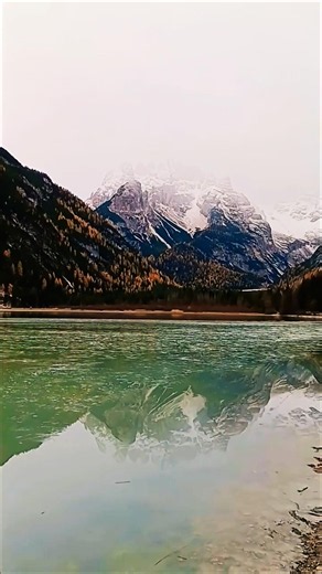 Lake Landro (Italy) in October #dolomites #italy