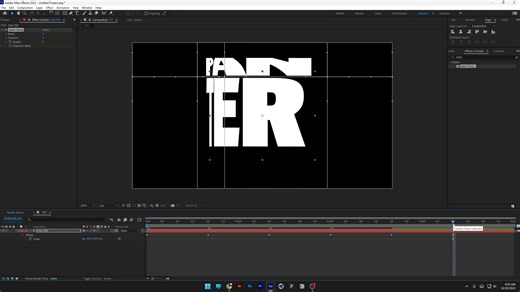 How to Make Kinetic Warp Text Animation in After Effects 文字动画教程 01