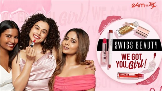 Swiss Beauty’s “We Got You, Girl!” campaign gets a new film featuring Taapsee Pannu