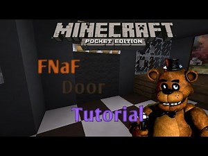 Minecraft pe FNaF Door Tutorial!!