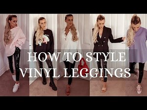 HOW TO Style VINYL Leggings // Ive Found The comfiest leggings ever! // SPRING 2021