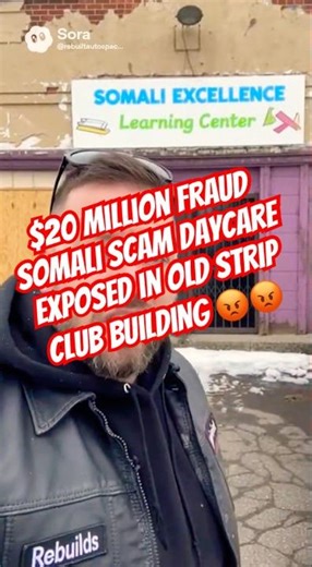 Sketchy illegal Somali 😡 Daycare scam in Minneapolis old strip club #trump #minnesota #mn
