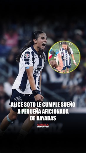 Alice Soto le cumple sueño a fanática de Rayadas