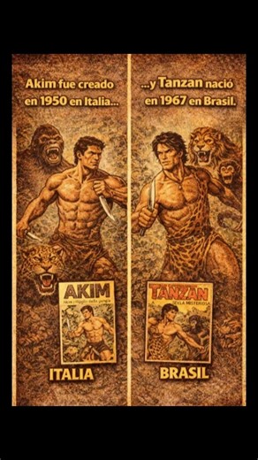 ¿Akim fue un clon de Tarzan? El misterio olvidado del cómic europeo 🦍📚