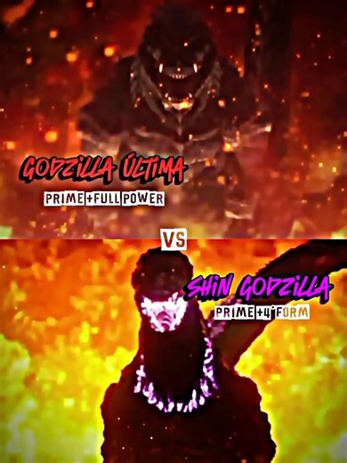 Godzilla última#vs Shin godzilla#godzilla #1v1 #edit #battle