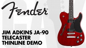 【卖时光】Fender Jim Adkins JA-90 Telecaster Thinline吉他演示