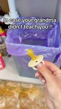 Don’t throw away baby’s old pacifiers!🙀