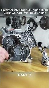Predator 212 Stage 4 Engine Build . 22HP Go Kart Mini Bike Engine part 2